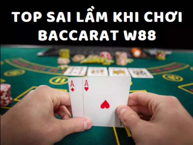 những sai lầm khi chơi baccarat tại w88 cần phải tránh