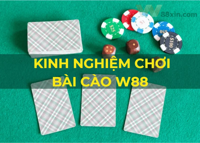 5 kinh nghiệm đánh bài cào w88 trăm trận trăm thắng