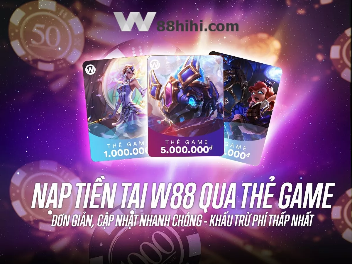 hướng dẫn cách mua thẻ game w88 qua momo đơn giản